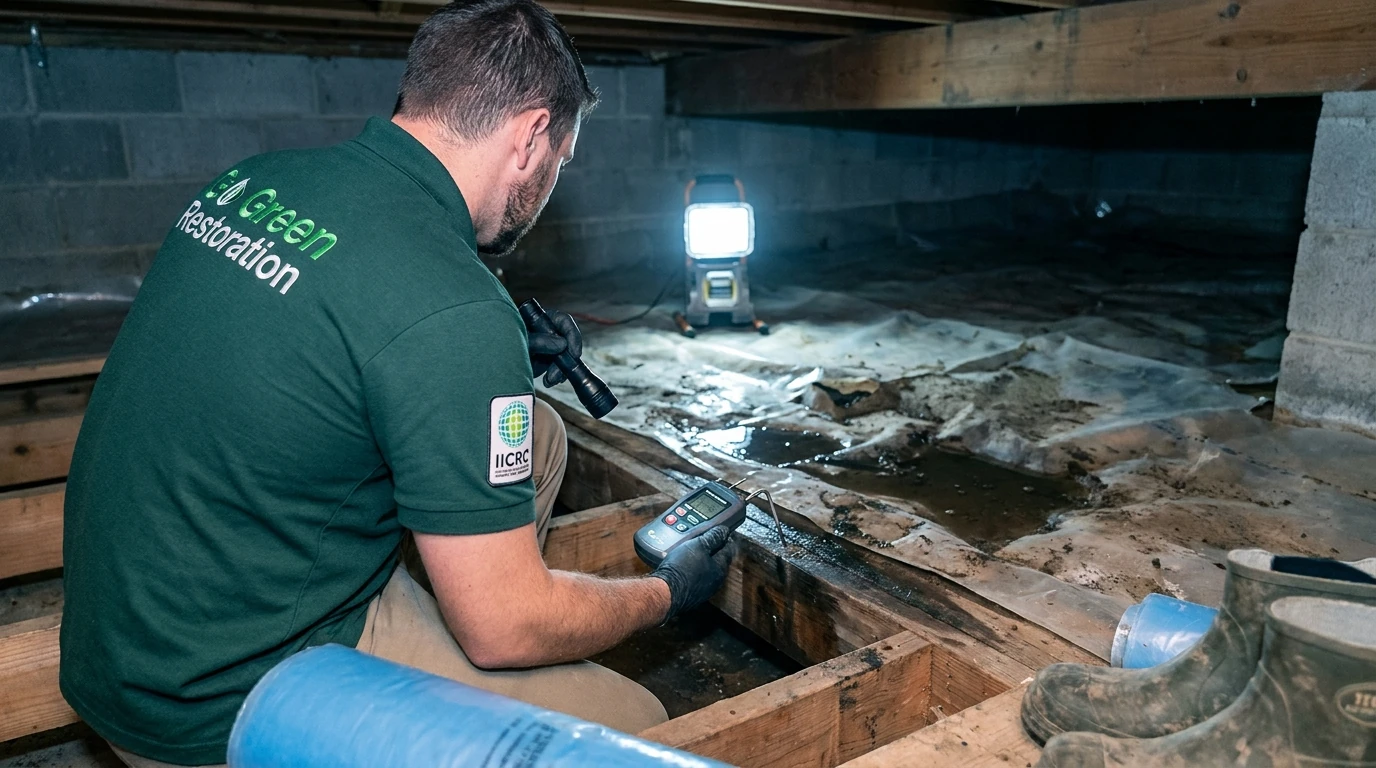 Water in Crawl Space After Heavy Rain: What to Do Before Mold Moves In
