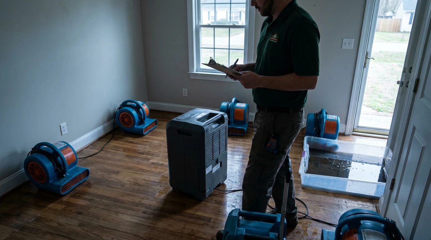 When to Call a Plumber vs. a Restoration Company: who to call for water damage restoration in Middlesex, NC